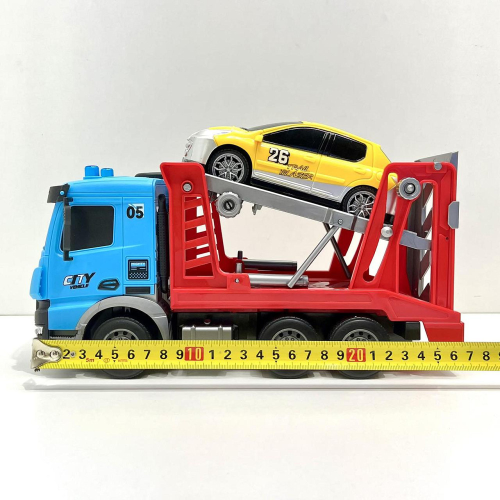 Машина Екскаватор на радіокеруванні масштаб 1:14 30 см Блакитна із жовтим (YJ-118-3-5) Чернігів - фото 2