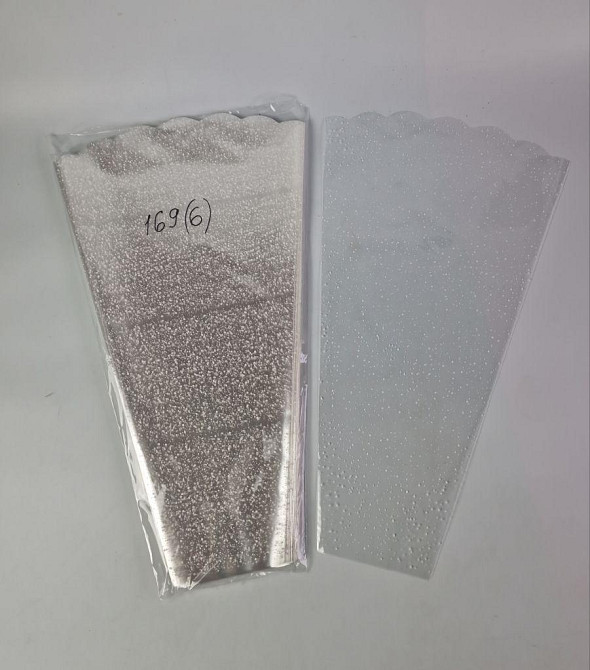 Упаковка конус под цветы h60/13низ/37верх(100 шт) узор Капелька 169 (6) (100 шт) Харьков - изображение 2