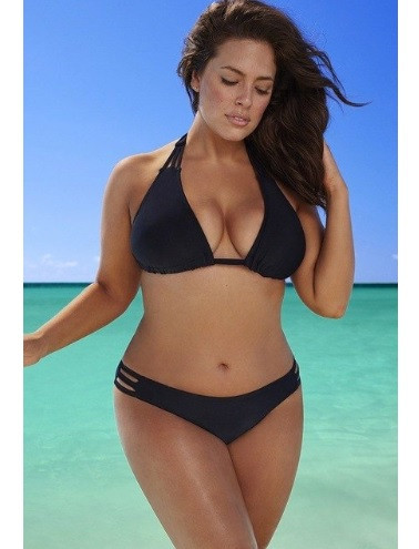 Жіночий роздільний купальник 48 чорний Київ - фото 1