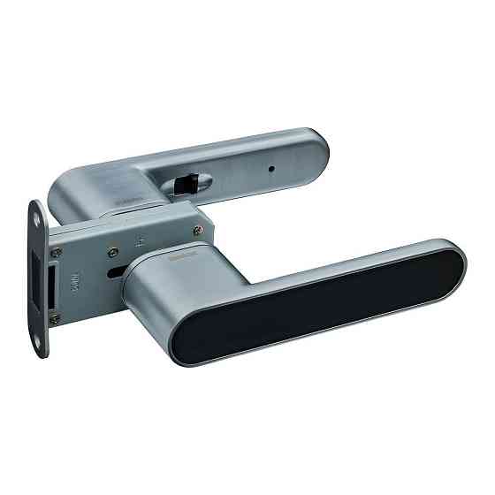 Ручки з магнітним механізмом Gavroche GRclick MSC/BL сатинове срібло з чорною вставкою Київ