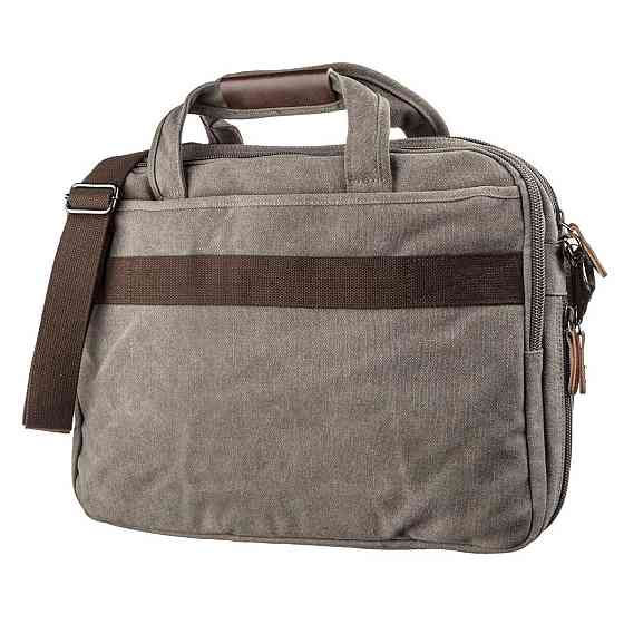 Сумка текстильна для ноутбука 15.6 Vintage 20087 Сіра Київ