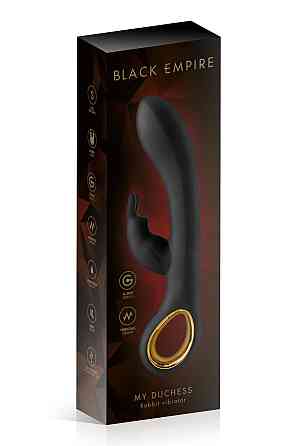 Силиконовый вибратор RABBIT MY DUCHESS BLACK EMPIRE Sex Aura Киев