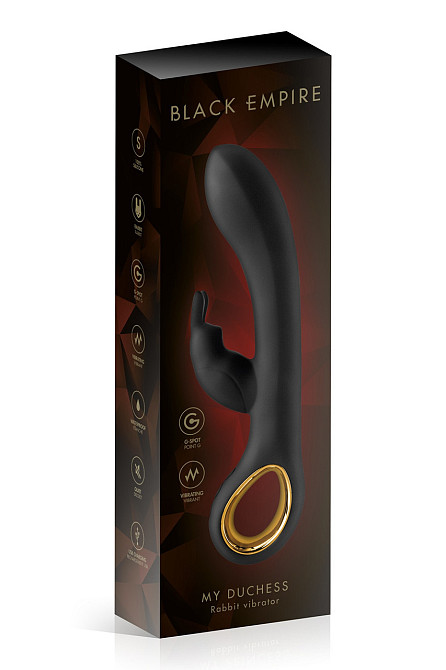 Силиконовый вибратор RABBIT MY DUCHESS BLACK EMPIRE Sex Aura Киев - изображение 3