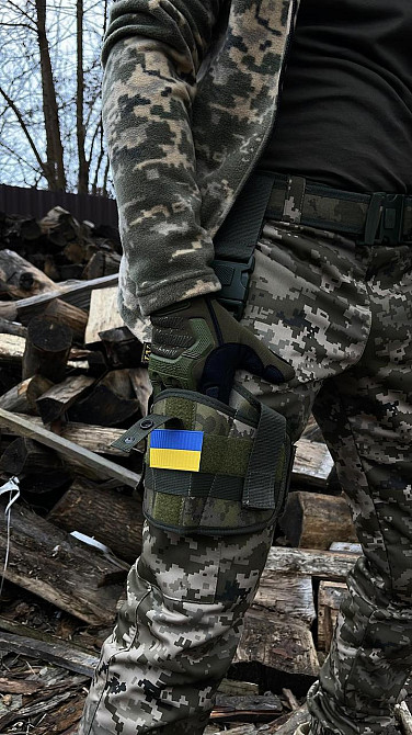 Настегна кобура для пістолета на ногу тактична на стегно одне кріплення камуфляж Одеса - фото 2