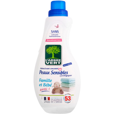 Кондиціонер для білизни L&apos;Arbre Vert пом&apos;якшувач Чутлива шкіра 800 мл (3450601028632) Вінниця - фото 1
