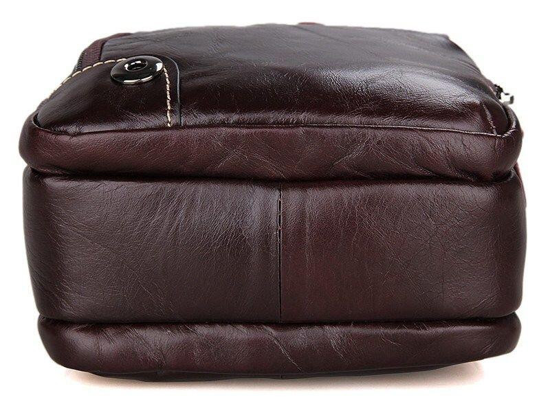 Сумка чоловіча Vintage 14435 Коричнева Київ - фото 6