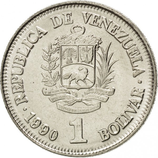 Венесуэла 1 боливар, 1989-1990 (БС) Полтава - изображение 1