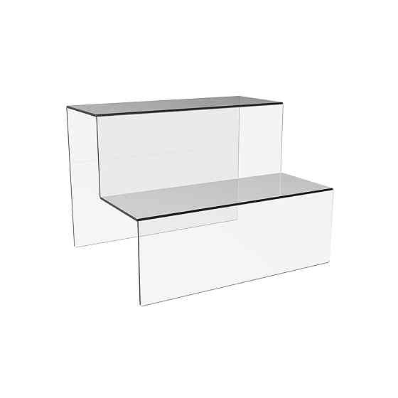 Горка EKOSTAR под товар на 2 ступеньки из акрила 250х200х180 Киев