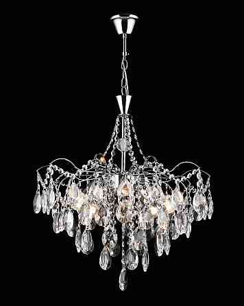 VALESO Люстра підвісна кришталева E2741/5, Хром Коломыя