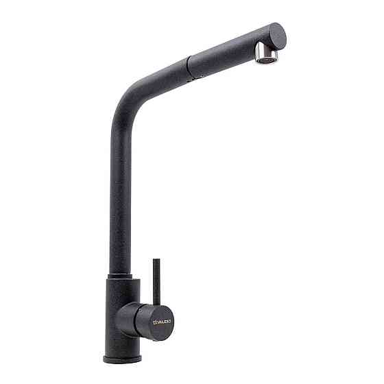 VALESO Кухонний змішувач з висувною лійкою VALESO Q411B Карбон Коломыя