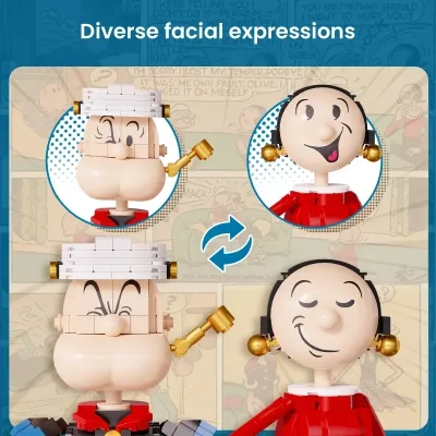 Конструктор Pantasy Popeye Папай с Оливой (86401) Винница - изображение 3