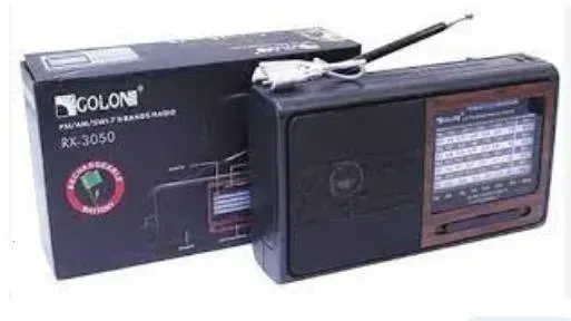 Портативний радіоприймач Golon RX-3050 з MP3, USB, microSD, вбудованим акумулятором, автоскануванням та FM/AM/SW Одеса - фото 4