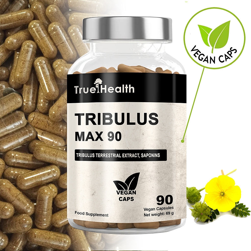 Стимулятор тестостерона True Health Tribulus Max 200mg 90 vegan caps Луцк - изображение 2