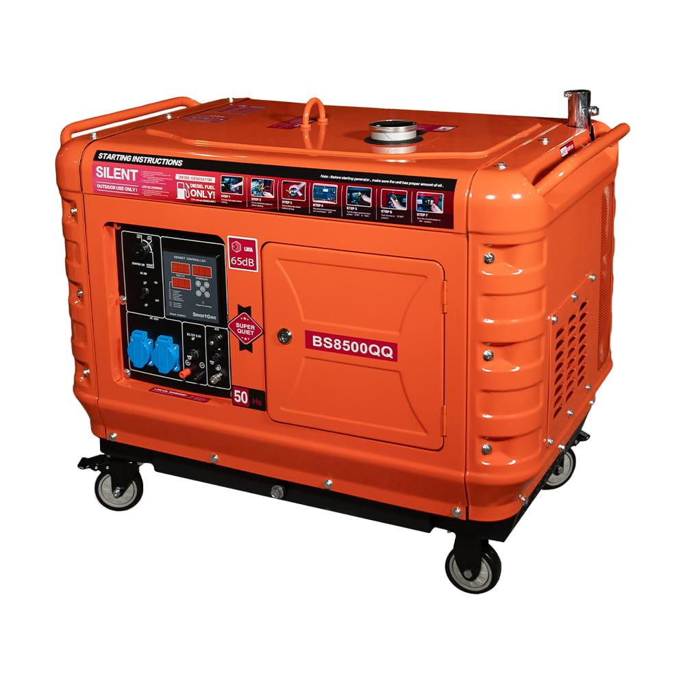 Генератор дизельний однофазний 4.2 кВт Bison BS8500QQ (41-00410) Киев - изображение 1