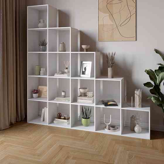 Стеллаж М-ЗОН Джеко 1776 Нимфея Альба (белый) (MZN-031007) Львов