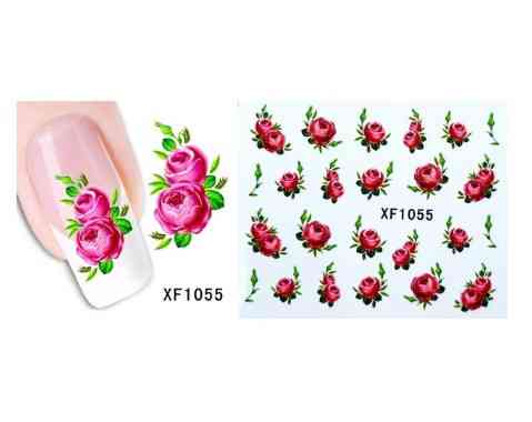 Наклейки для нігтів "Трояндочки" XF1055 Київ