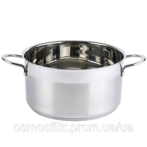 Каструля Axentia Brilliant Ø 24 см 5.8 л зі скляною кришкою нерж сталь Н 13 см (135942) Київ - фото 5
