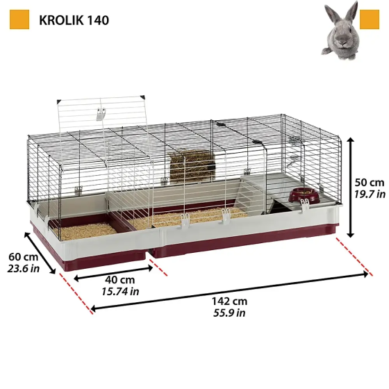 Клетка для кроликов и грызунов с аксессуарами Ferplast Krolik 140 (Ферпласт Кролик 140) Запорожье