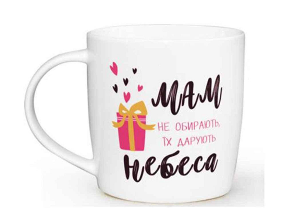 Чашка 360мл Бочка Мам не обирають 1802 в под.коробці ТМ KVARTA Київ - фото 1