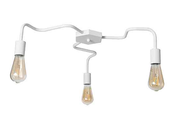 Потолочная люстра паук белая на 3 лампы Laminari NL 17503-3 WH Одесса