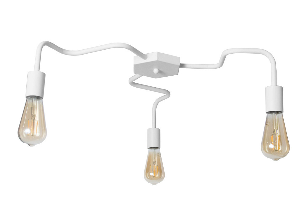 Потолочная люстра паук белая на 3 лампы Laminari NL 17503-3 WH Одесса - изображение 2