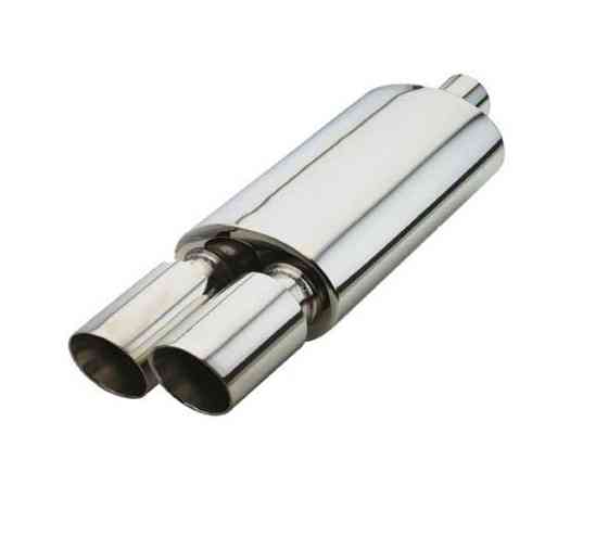 Прямоточный глушитель НГ-0688 нержавейка Винница