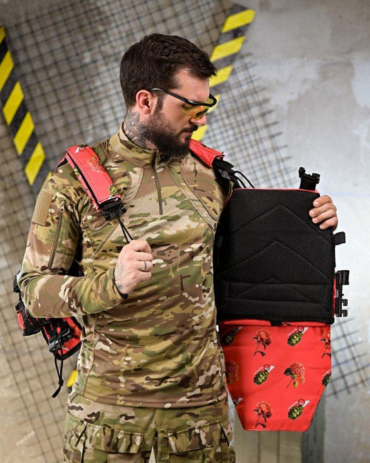 Плитоноска 4 быстрых сброса с напашником NETFLIX RUN   ПП4637 Одесса - изображение 2