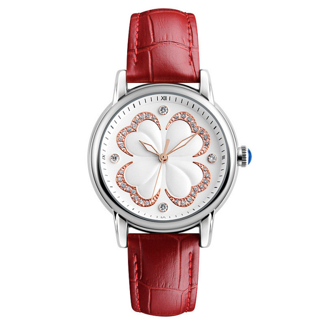 Класичний жіночий годинник Skmei 9159 Elegant (Червоний) Вінниця - фото 1