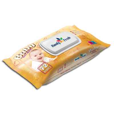 Детские влажные салфетки Handy Fresh яблоко, клапан, 72 шт (4820237500205) Винница