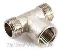 Тройник латунный 1/2