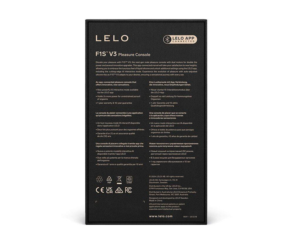 Смарт-мастурбатор LELO F1S V3 Red, 2 мотори, 8 режимів, стимуляція звуковими хвилями Sex Aura Київ - фото 5