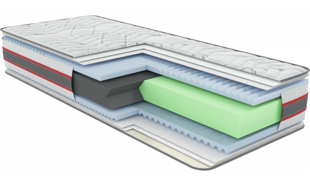 Ортопедичний беспружинний матрац EXTRA Карбон ТМ Сome-for 90х200 Харків - фото 1