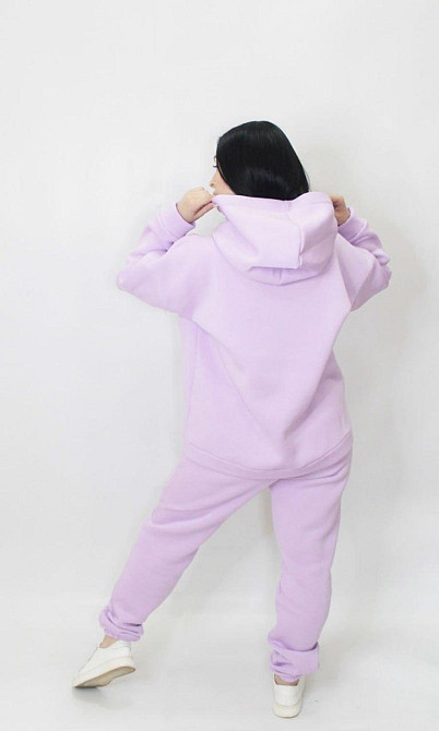 Женский спортивный костюм на флисе Сиреневый XS/S Харьков - изображение 6