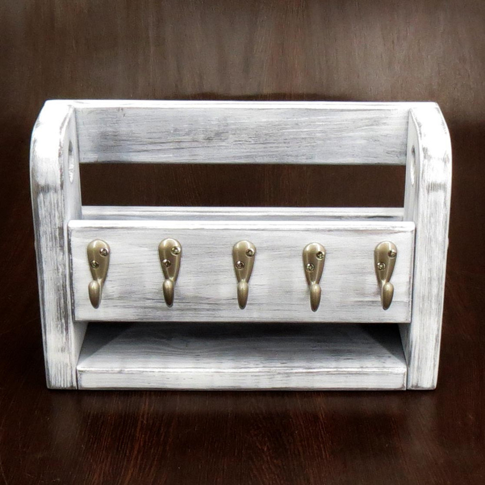 Ключниця дерев'яна "Сен-Мішель" шеббі Миколаїв - фото 2