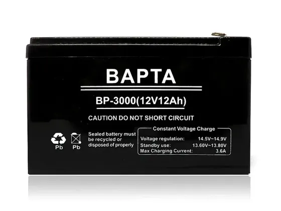Акумулятор BAPTA BP-3000 12В 12Аг для ДБЖ, сигналізації, освітлення, розміри 155×98×99 мм Київ