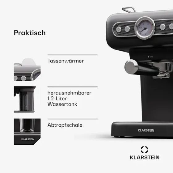 Б/У Кофеварка Klarstein Espressionata Evo 950W 19 бар из Германии Днепр