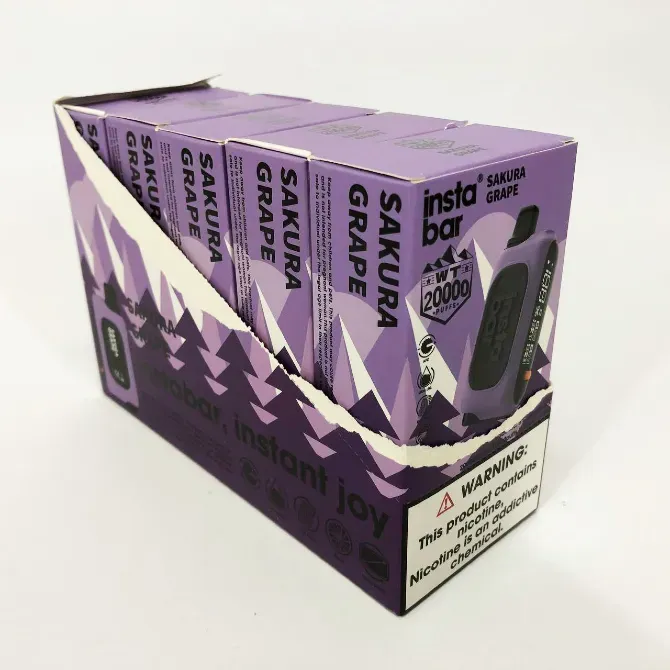 Сакура з Виноградом • Цигарка InstaBar WT 20000 тяг Дніпро - фото 4