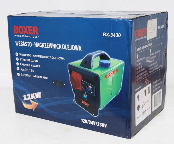Автономний дизельний обігрівач 12 кВт BX-3430 12/24V для авто, вантажівок, кемперів та приміщень Одеса - фото 10