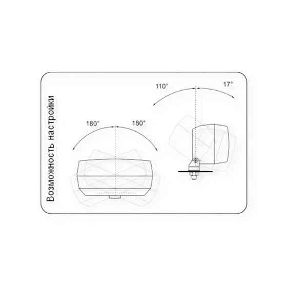 Фара прямоугольная 140х75мм P21W 12-24В 70W красная противотуманная Мукачево