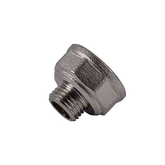 Перехідник редукційний 1/2″х1/4″ВЗ нікельований восьмигранний NK313O OPTIMUM Киев