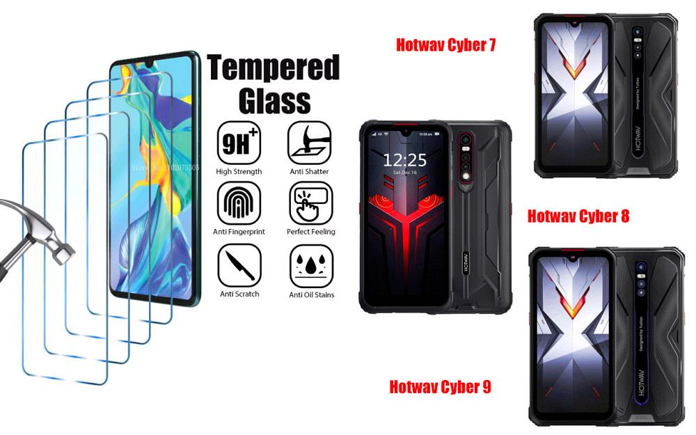 Защитное стекло ArmorGlass для Hotwav Cyber 7, Cyber 8, Cyber 9 Pro – устойчивое к царапинам и ударам Киев - изображение 1