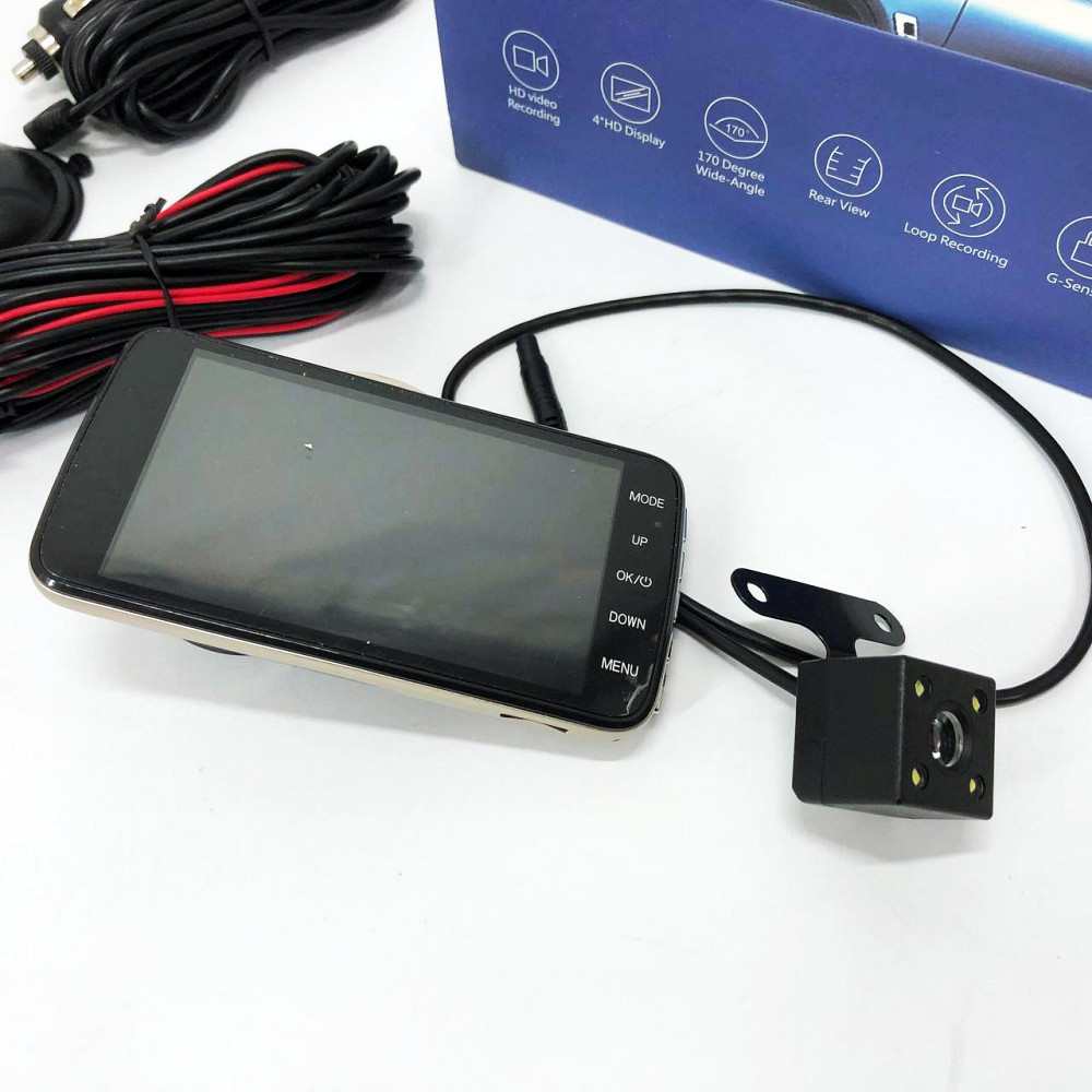 Автомобільний відеореєстратор X600 LCD 4 Angel Lens камери 1080P Full WX-399 HD TF Київ - фото 4