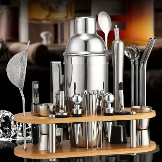 Стильний набір барних аксесуарів на 16 предметів Київ