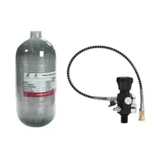 Cylinder z włókna węglowego 2.5L, wysokie ciśnienie 300 BAR, Тулія aluminium 6061, 25L-biały Київ