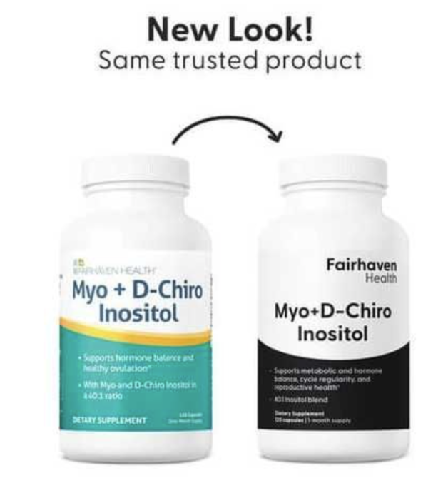 Мио-инозитол + D-хиро инозитол Fairhaven Health Myo + D-Chiro Inositol 120 капс Киев - изображение 3