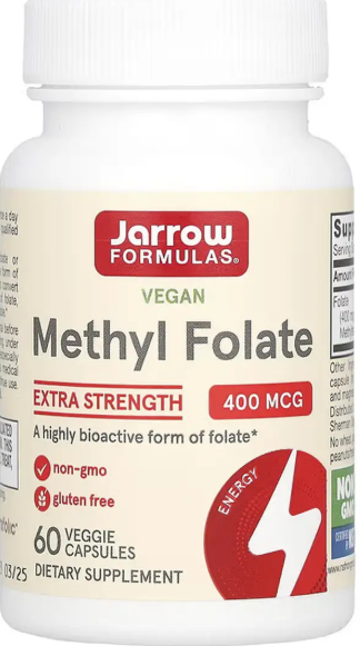 Метилфолат L метафолин Jarrow Formulas Methyl Folate 60 раст капс Киев - изображение 1
