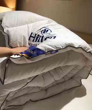 Одеяло односпальное белое Hilton 150×200 см.Гостиничное для дома и гостиниц 3 кг,силиконовый наполнитель Каменец-Подольский
