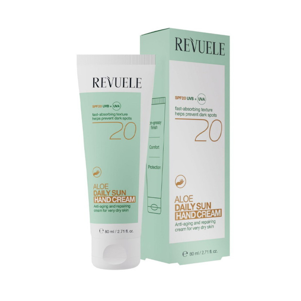 Крем для рук SPF20 Aloe Daily Sun Revuele 80 мл Киев - изображение 2