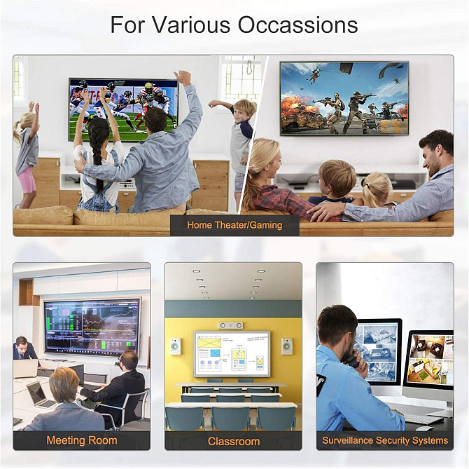 HDMI перемикач TESmart 4x1, 4K 60Hz, UHD, оптичний аудіовихід, пульт ДУ, підтримка HDR, Dolby Vision Київ - фото 8