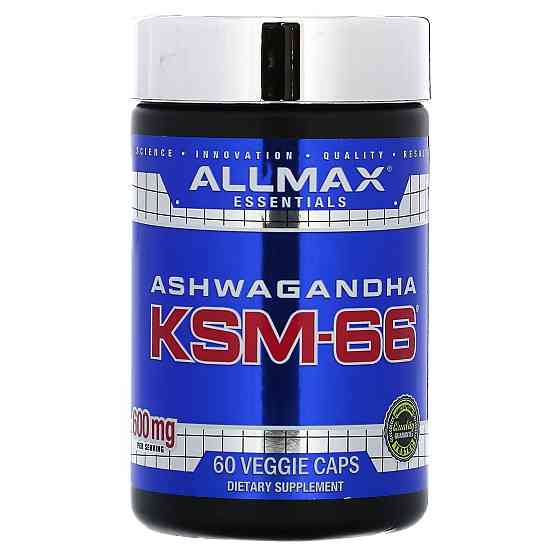 Ашваганда AllMax Ashwagandha KSM-66 600 mg 60 Veggie Caps (300 mg per Capsule) Луцьк